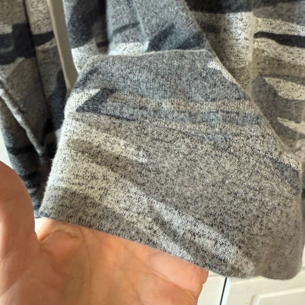 Buffalo by David Britton Gray Camo, Crew Neck, Relaxed Fit Pullover, L‎ - Picture 2 of 8